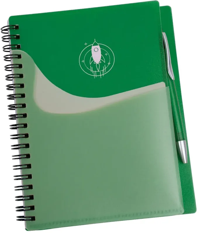 Custom Travel Buddy Notebook with Pen — view 4