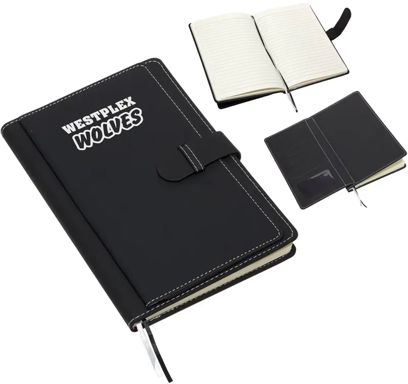 Custom Travel Journal with Card Pockets — view 2