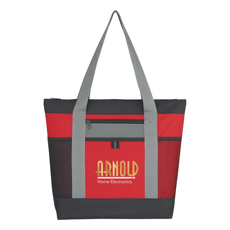 Personalized Tri-Color Tote Bag — view 2