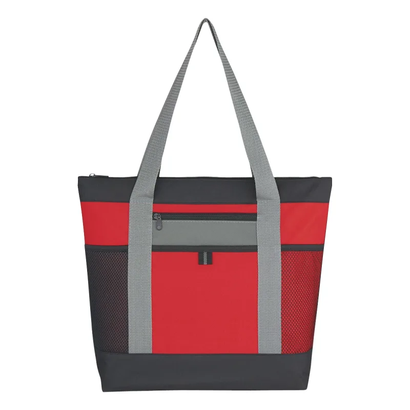 Personalized Tri-Color Tote Bag — view 3