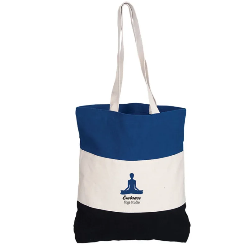 Tri-Colour Cotton Tote — view 4