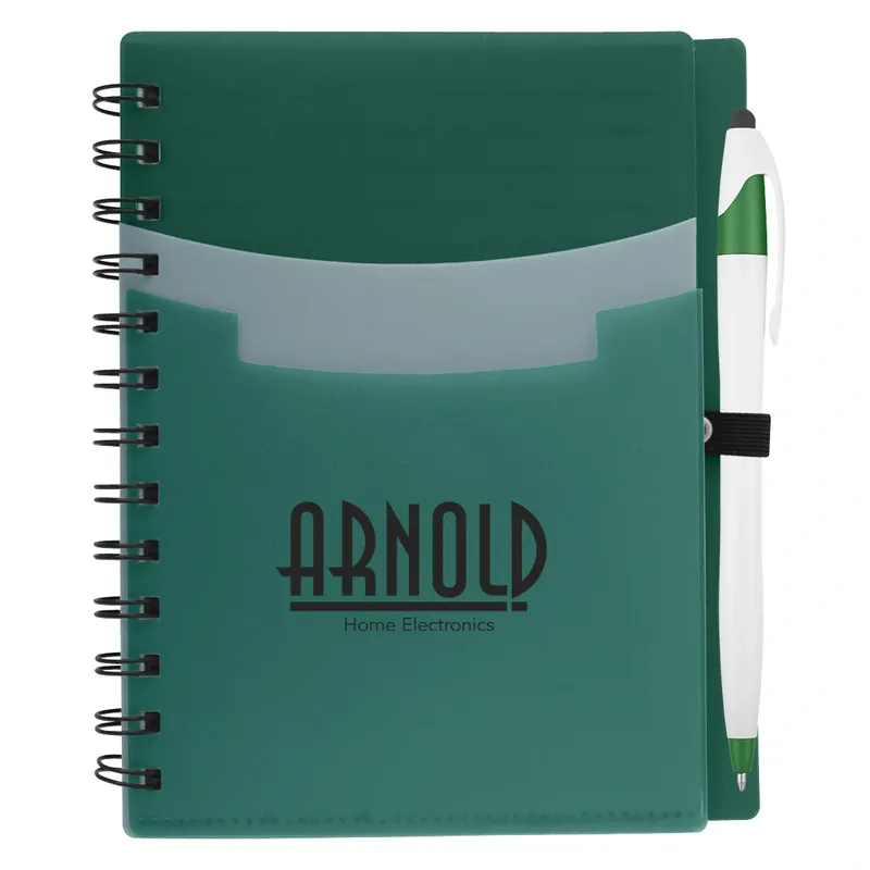 Tri-Pocket Notebook & Pen