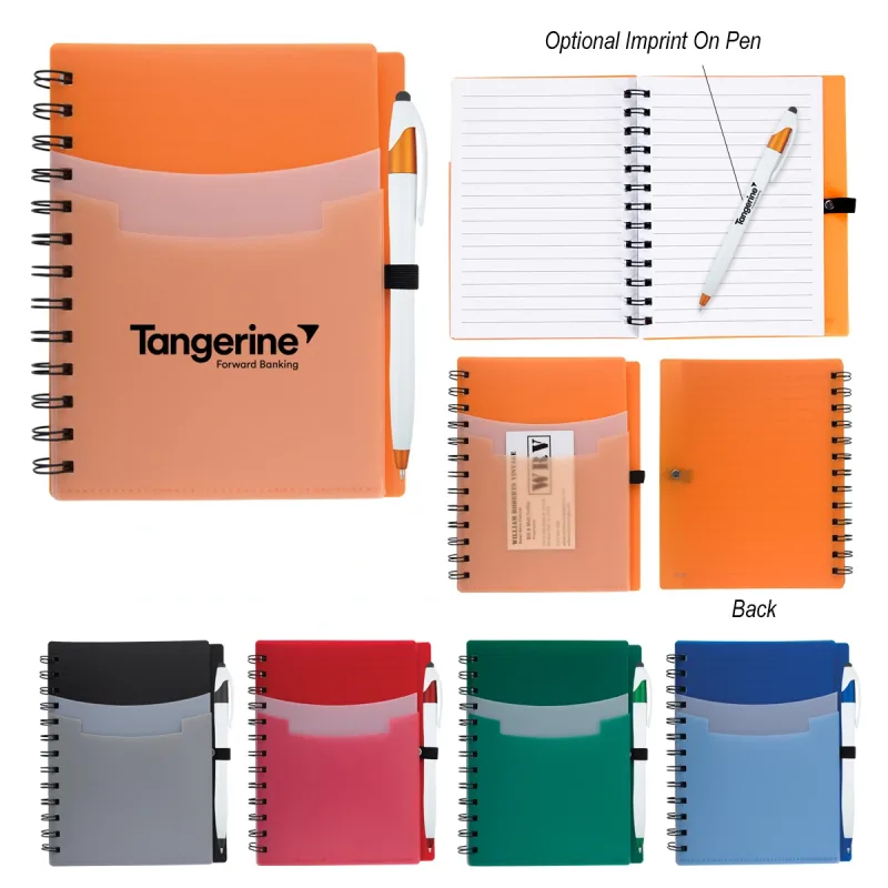 Tri-Pocket Notebook & Pen — view 7