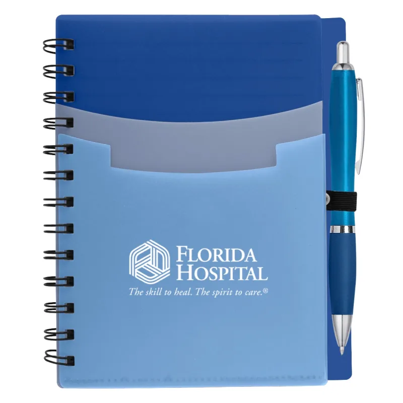 Tri-Pocket Notebook & Satin Pen — view 2