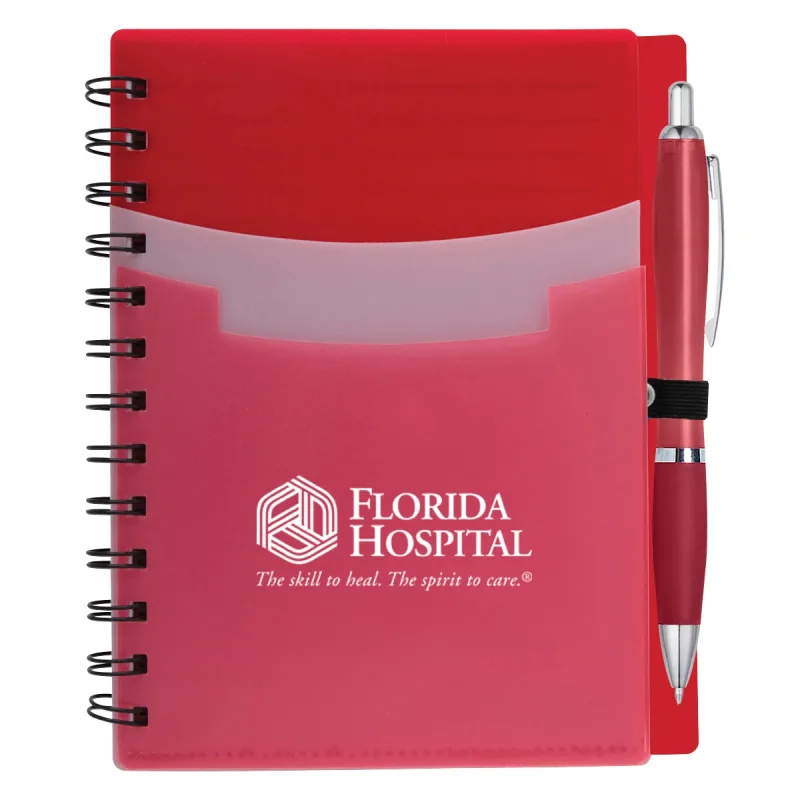 Tri-Pocket Notebook & Satin Pen — view 5