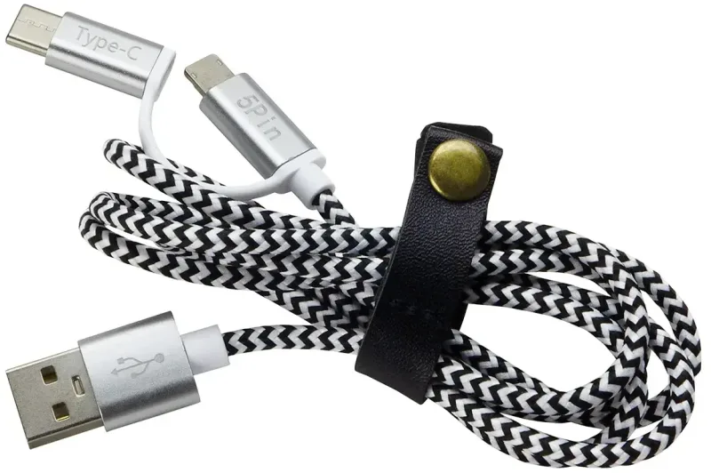 Custom Trinity 3-in-1 Charging Cable — view 2