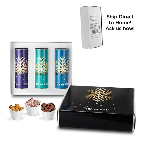 Trio Snack Tubes Gift Set in Mailer Box — view 2
