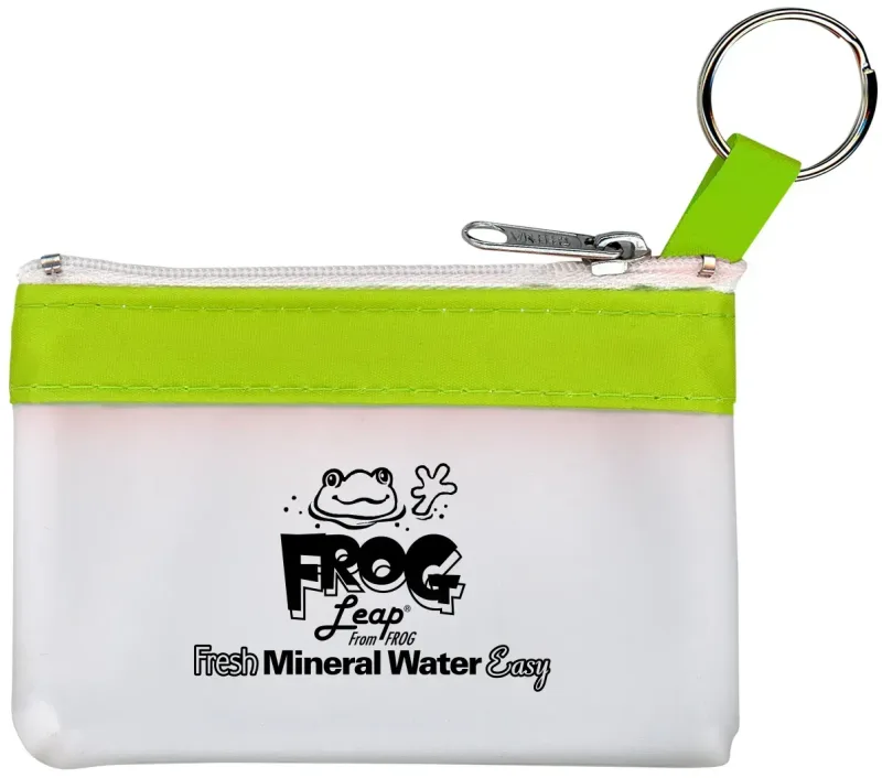 Custom Branded Tropical Pearl Zip Purse — view 2
