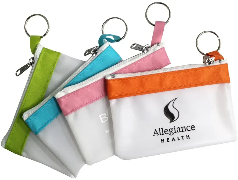 Custom Branded Tropical Pearl Zip Purse — view 6