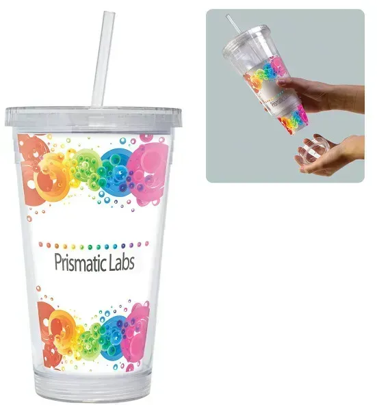 Logo Tumbler w/Straw