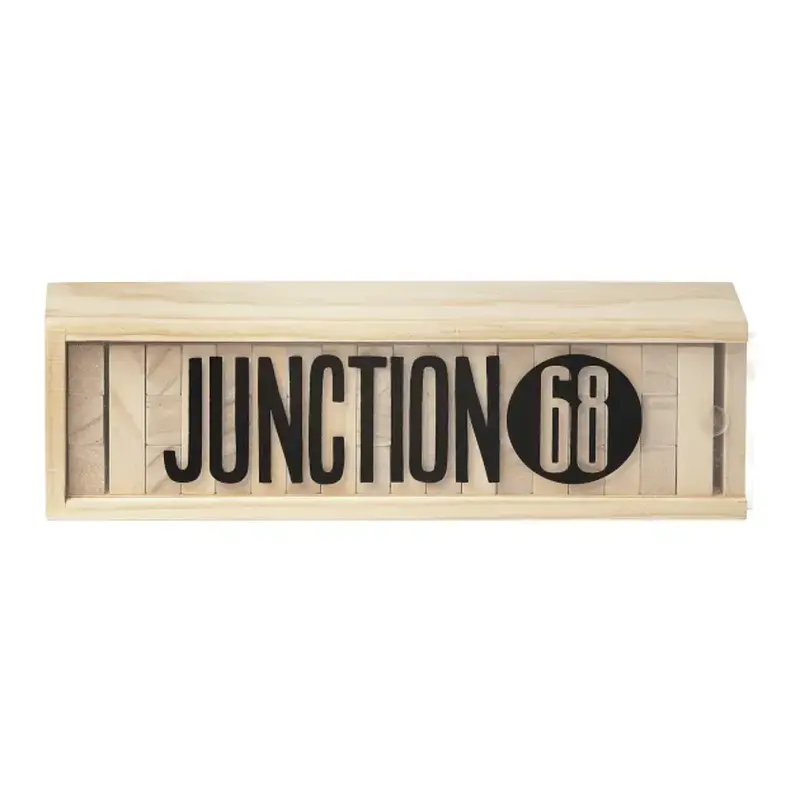 Custom Logo Tumbling Tower Wood Block Stacking Game