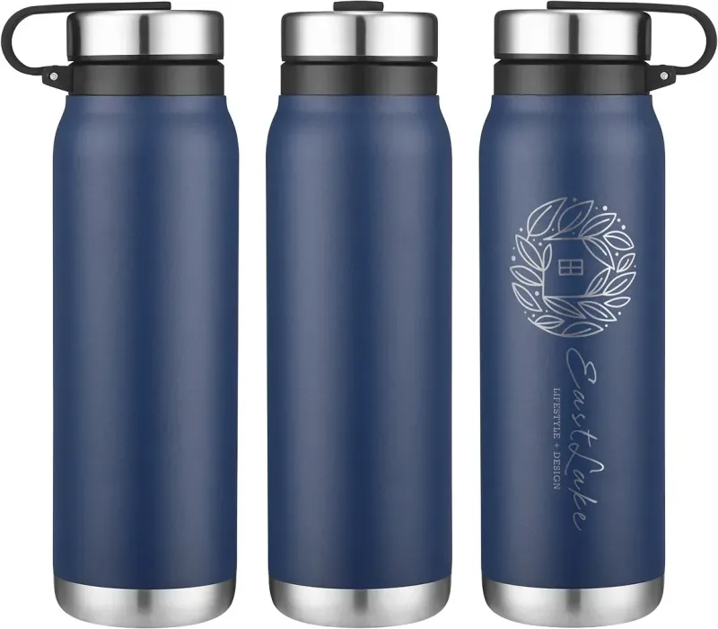 Custom Turin Insulated Bottle (20 oz) with Logo — view 2