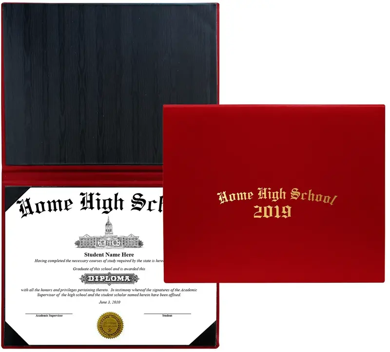 Custom Diploma Holder - Portrait Style