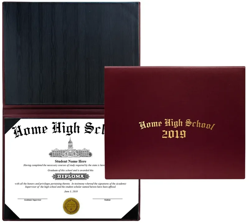 Custom Diploma Holder - Portrait Style — view 5