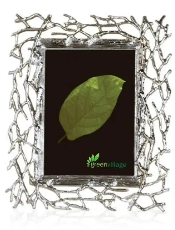 Antique Twig Custom Print Frame - Unique Metal Design