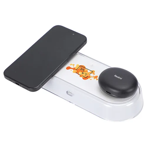Twin Deck 2-in-1 Wireless Charger with Ambient Light — view 3