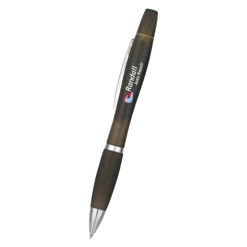 Twin-Write Pen & Highlighter With Antimicrobial Additive — view 2