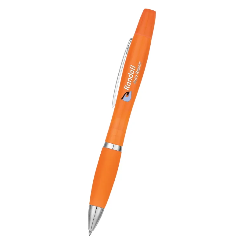 Twin-Write Pen & Highlighter With Antimicrobial Additive — view 3