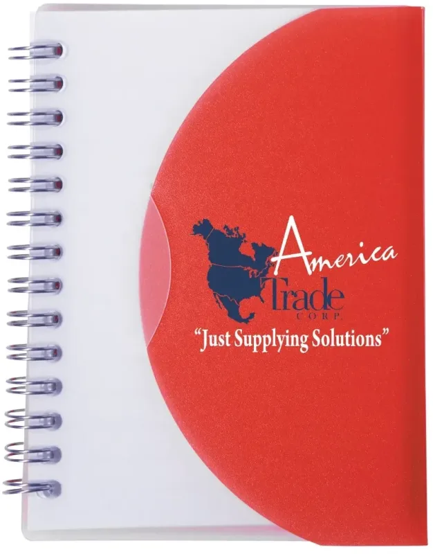 Two-Tone 4"x 5" Spiral Notebook — view 5
