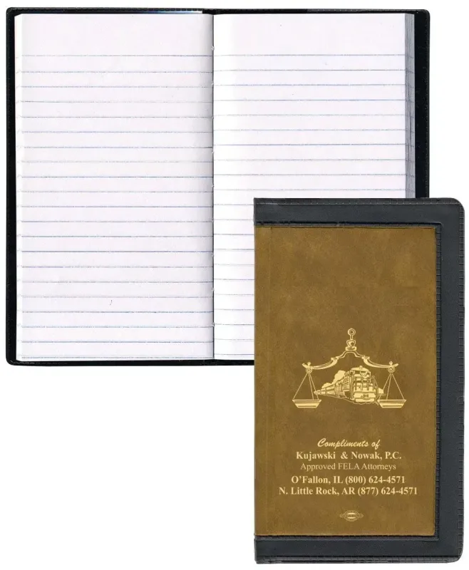 Custom Tally Book with Two-Tone Vinyl Cover — view 2
