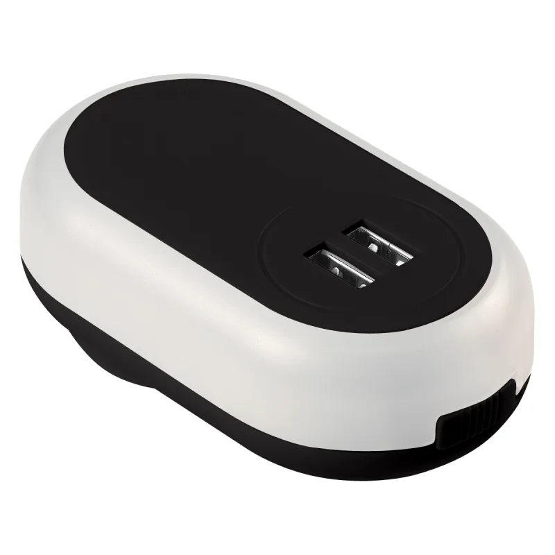 UL Listed Nightlight A/C Adapter With Dual USB Ports — view 11
