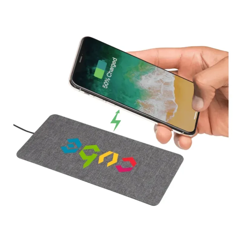 Custom Ultra Thin Fabric Wireless Charging Pad — view 8