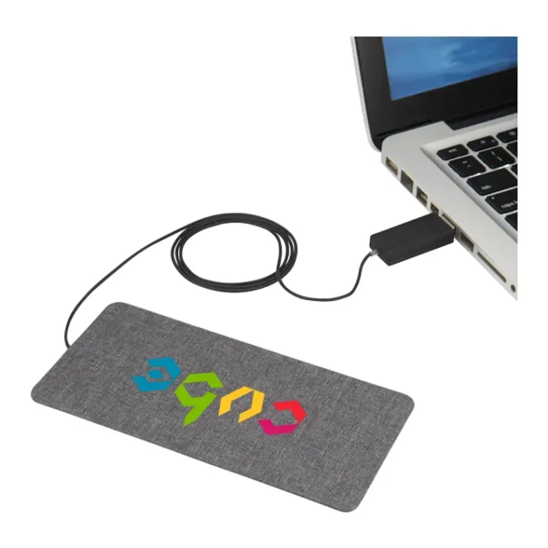 Custom Ultra Thin Fabric Wireless Charging Pad — view 9