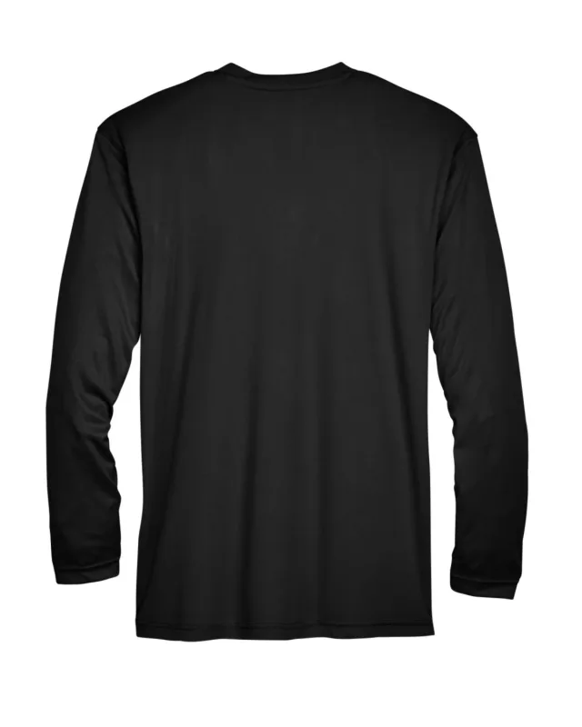 UltraClub Adult Cool & Dry Sport Long-Sleeve Performance Interlock T-Shirt — view 22