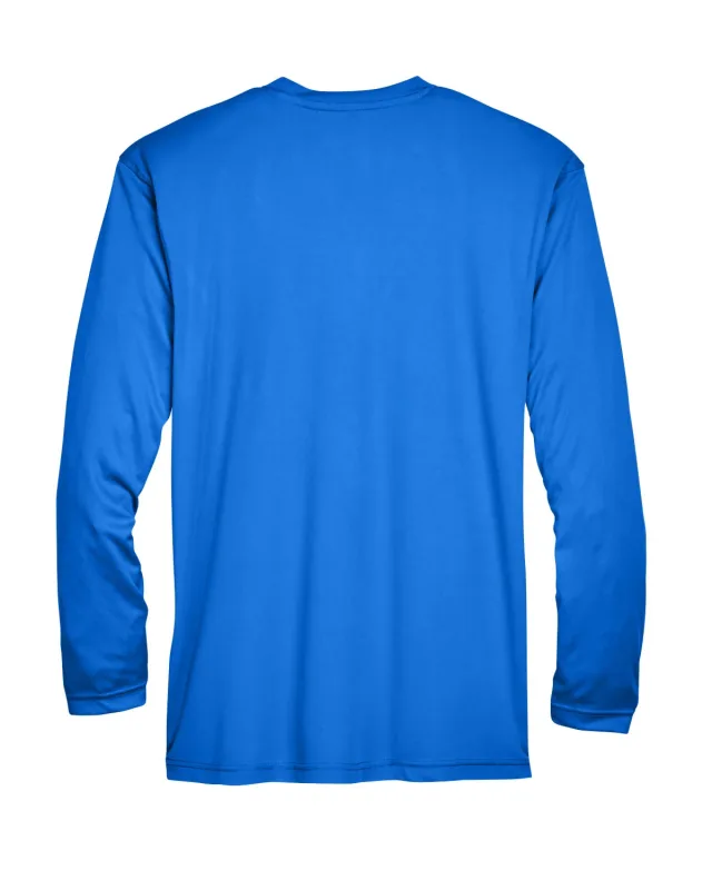 UltraClub Adult Cool & Dry Sport Long-Sleeve Performance Interlock T-Shirt — view 36