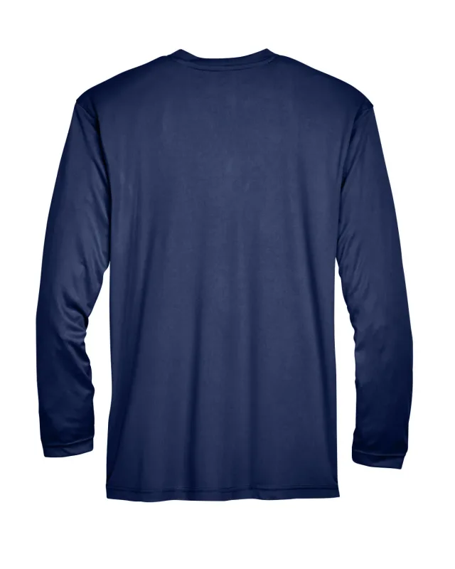 UltraClub Adult Cool & Dry Sport Long-Sleeve Performance Interlock T-Shirt — view 43