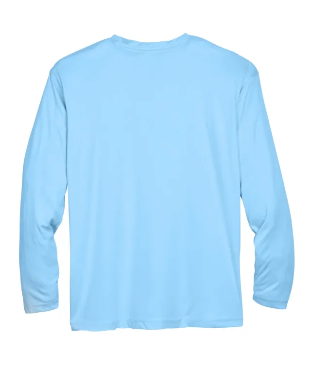 UltraClub Adult Cool & Dry Sport Long-Sleeve Performance Interlock T-Shirt — view 64