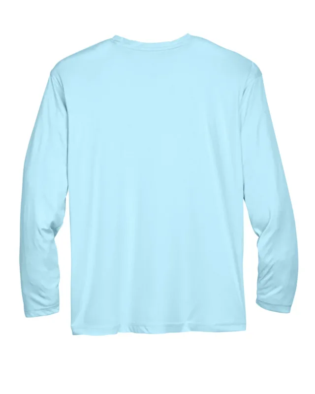 UltraClub Adult Cool & Dry Sport Long-Sleeve Performance Interlock T-Shirt — view 78