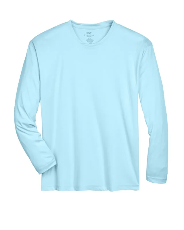 UltraClub Adult Cool & Dry Sport Long-Sleeve Performance Interlock T-Shirt — view 79