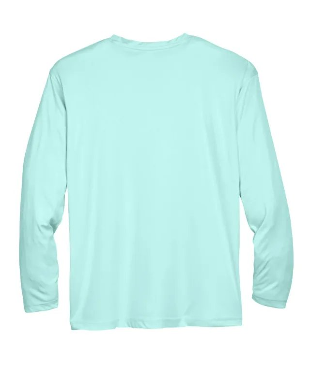UltraClub Adult Cool & Dry Sport Long-Sleeve Performance Interlock T-Shirt — view 92