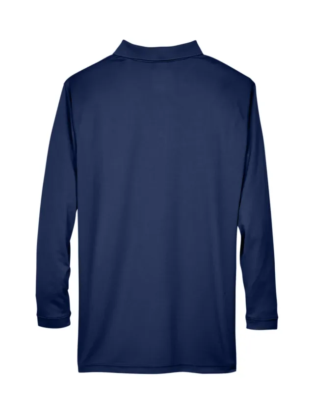 UltraClub Adult Cool & Dry Sport Long-Sleeve Polo — view 14