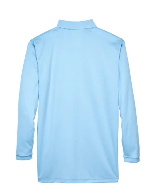 UltraClub Adult Cool & Dry Sport Long-Sleeve Polo — view 21