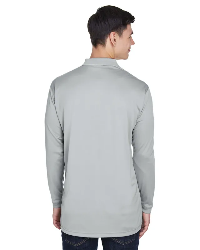 UltraClub Adult Cool & Dry Sport Long-Sleeve Polo — view 27