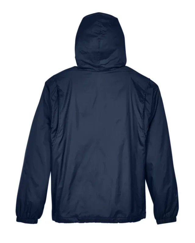 UltraClub Adult Fleece-Lined Hooded Jacket — view 16