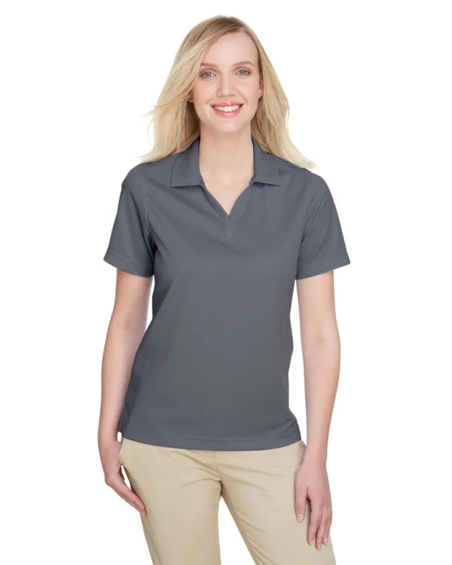 UltraClub Ladies' Cavalry Twill Performance Polo — view 10