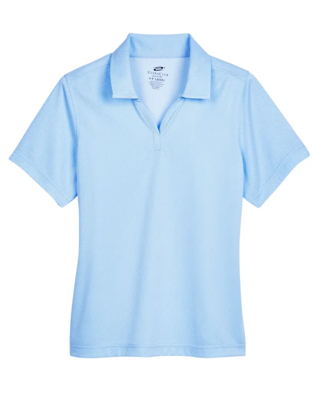 UltraClub Ladies' Cavalry Twill Performance Polo — view 15