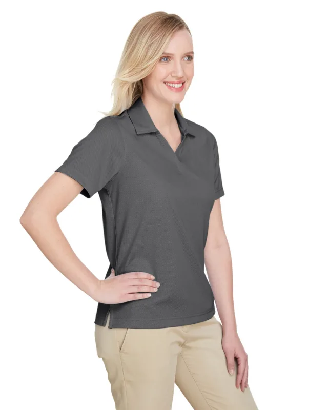 UltraClub Ladies' Cavalry Twill Performance Polo — view 5
