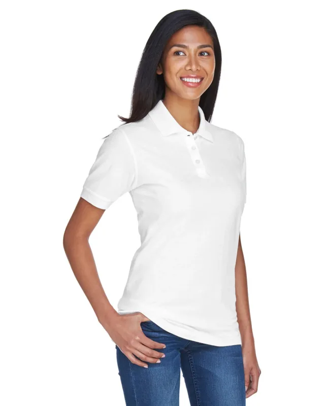 UltraClub Ladies' Classic Piqué Polo — view 6