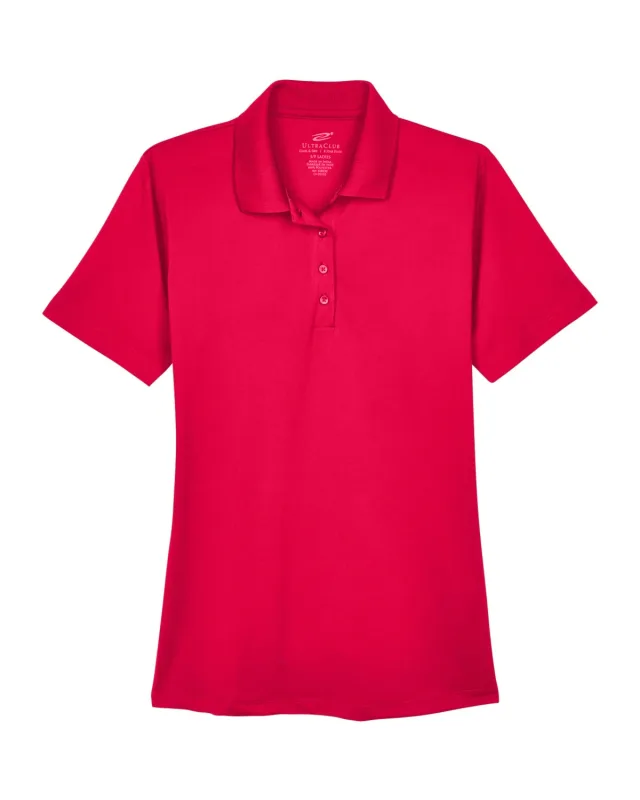 UltraClub Ladies' Cool & Dry 8-Star Elite Performance Interlock Polo — view 17