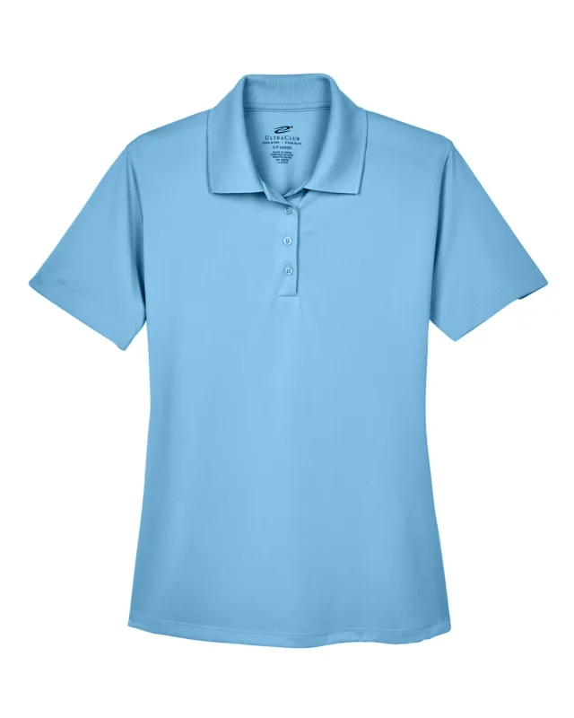 UltraClub Ladies' Cool & Dry 8-Star Elite Performance Interlock Polo — view 45