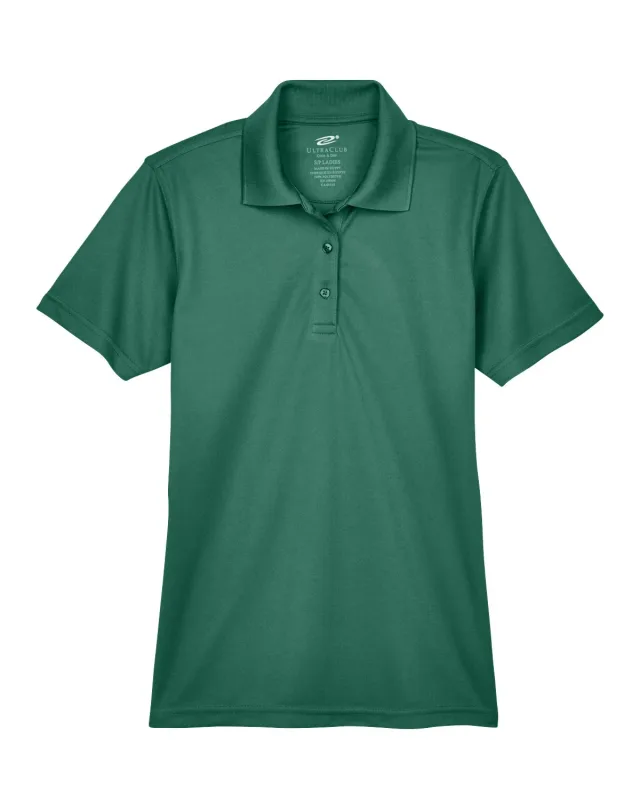 UltraClub Ladies' Cool & Dry Mesh Piqué Polo — view 10