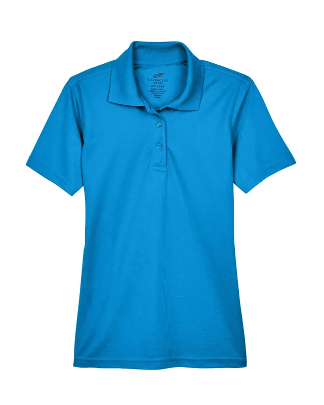UltraClub Ladies' Cool & Dry Mesh Piqué Polo — view 129