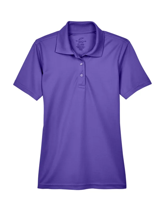 UltraClub Ladies' Cool & Dry Mesh Piqué Polo — view 66