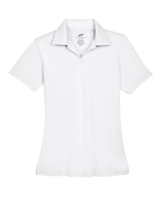 UltraClub Ladies' Cool & Dry Sport Performance Interlock Polo — view 3