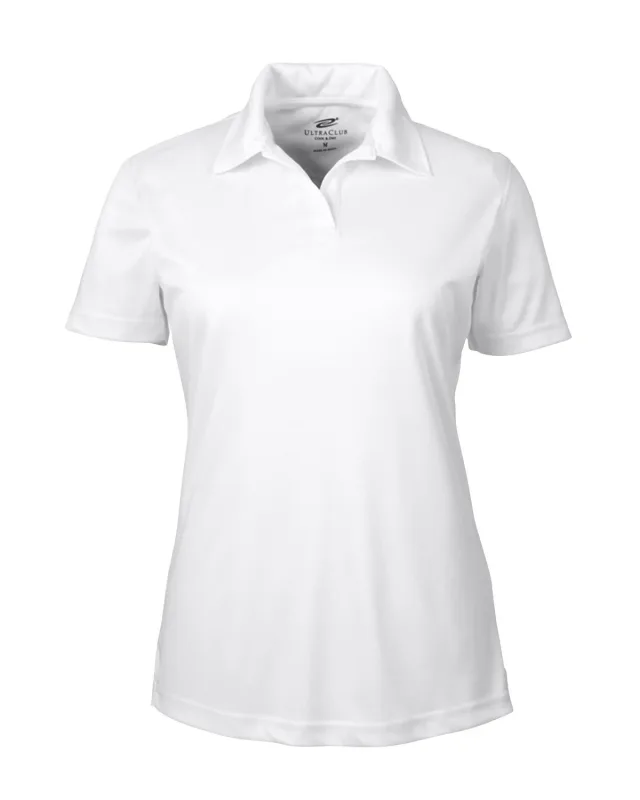 UltraClub Ladies' Cool & Dry Sport Performance Interlock Polo — view 5