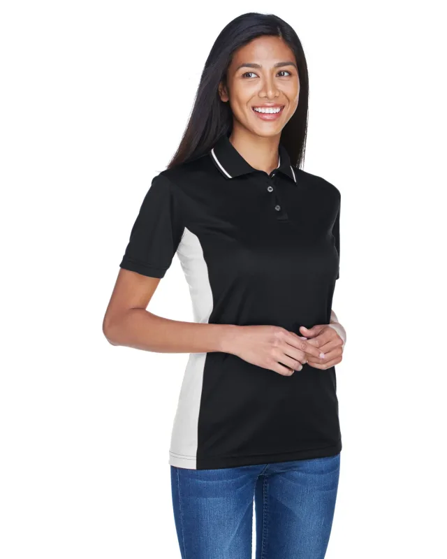 UltraClub Ladies' Cool & Dry Sport Two-Tone Polo — view 13